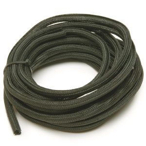 Painless Wrg Wire Loom, Powerbraid, Braided, Black, With 20 Foot Length of 1/4 Inch Diameter Tubing – 70901