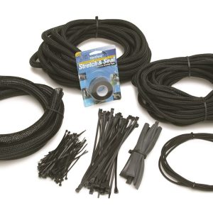 Painless Wrg Wire Loom, Powerbraid, Braided, Black – 70920