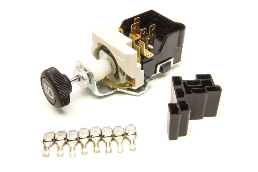 Painless Wrg Headlight Switch, Universal, Plastic Knob, 3 Position, With Dome Light Control – 80152