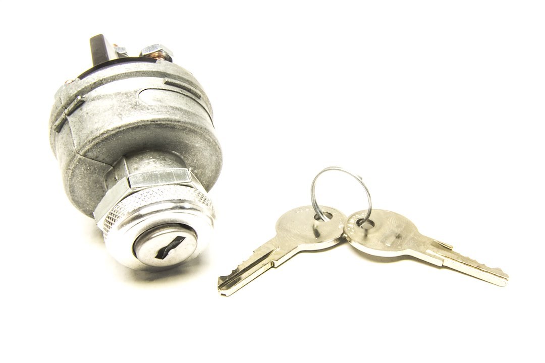 Painless Wrg Ignition Switch, Universal, Dash Mounted, With Lock Cylinder and 2 Keys – 80153