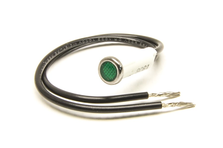 Painless Wrg Gauge Warning Light, For 5/16 Inch Hole, LED, Green Lens – 80205