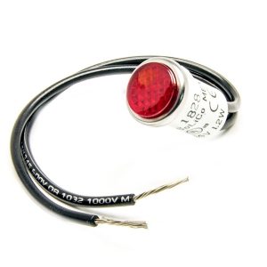 Painless Wrg Gauge Warning Light, For 1/2 Inch Hole, LED, Red Lens – 80209
