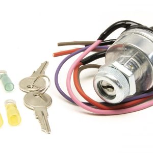 Painless Wrg Ignition Switch, Universal, Dash Mounted, With Lock Cylinder and 2 Keys – 80529