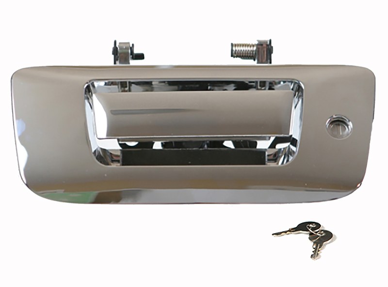 Popnlock Llc Tailgate Lock, Locks Tailgate Handle, Full Handle Replacement, Manual, Black, Plastic, Direct-Fit – PL1310