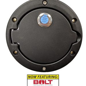Popnlock Llc Fuel Door, Riveted Ring, Black Ring and Door, Locking with Bolt ® Codeable Technology – PL3000