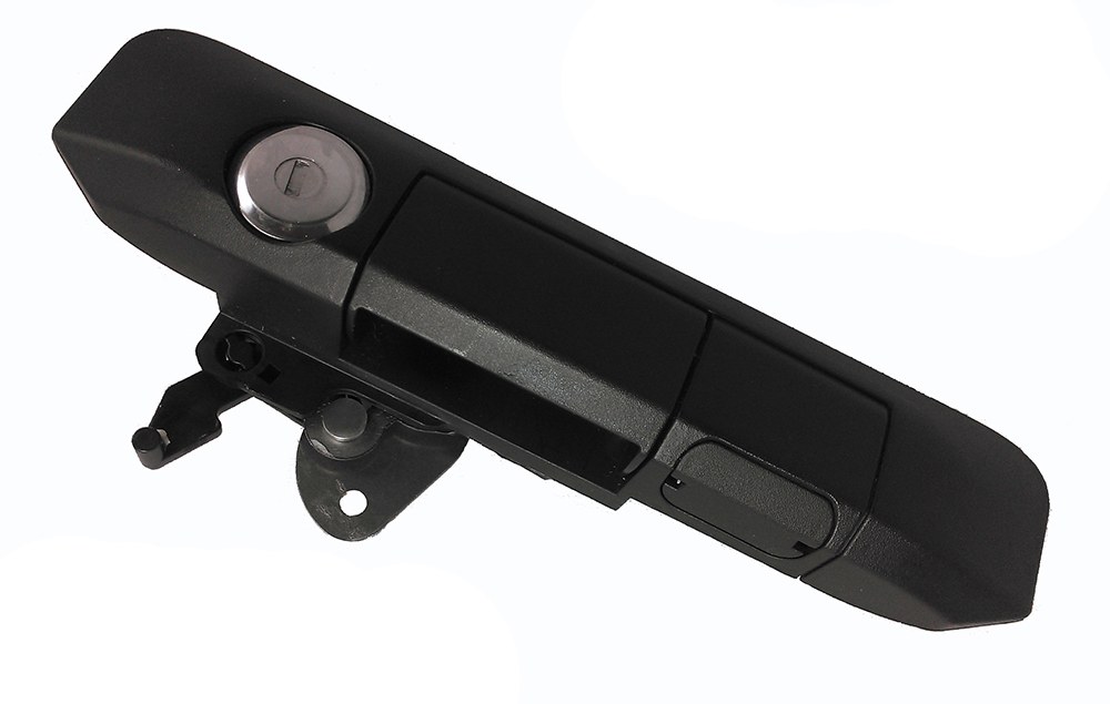 Popnlock Llc Tailgate Lock, Locks Tailgate Handle, Full Handle Replacement, Manual, Black, Plastic, Direct-Fit – PL5400