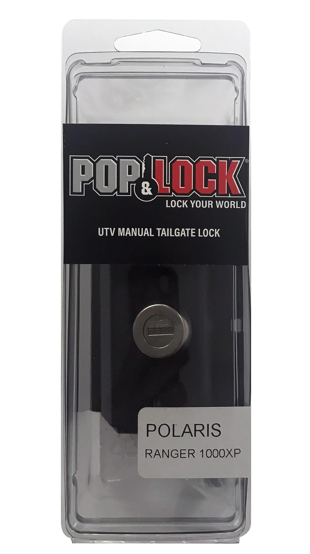 Popnlock Llc Tailgate Lock, Locks Tailgate Handle, Manual, Black, Steel, Direct-Fit – PL7410XP