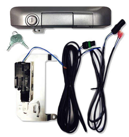 Popnlock Llc Tailgate Lock, Smart Combo, Locks Tailgate, Manual and Power, Without Bolt Codable Technology, Silver Sky Metallic – PL85508