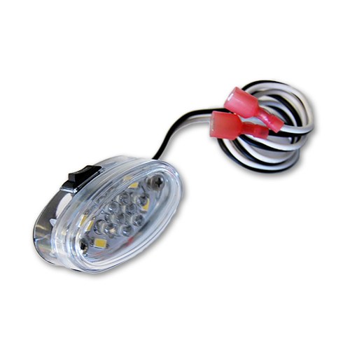 Popnlock Llc Cargo Area Light – LED, Load N Lock, Use with Power Pop Kit or Any Truck Cap or Tonneau Cover, Hard Wired, Clear – PL9135