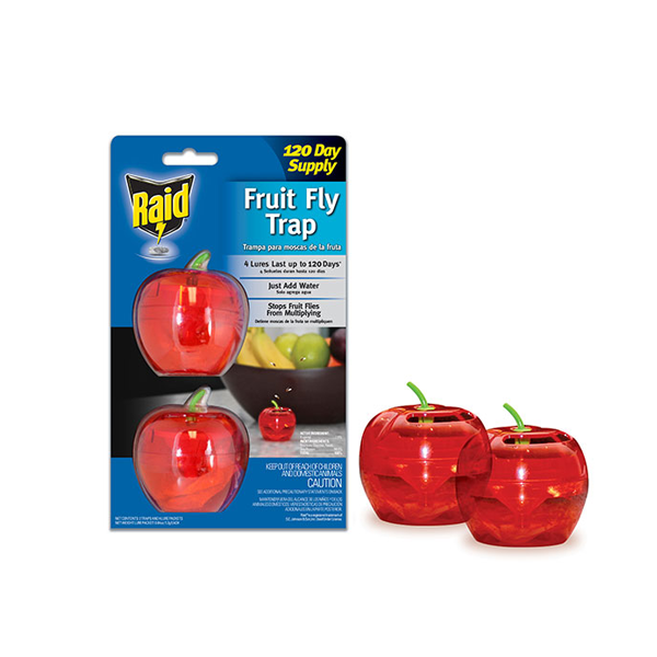 Pic Corp Pest Repellent, Raid ®, Use to Repel Fruit Fly, Lure Trap, Stops Fruit Flies from Multiplying – 2PK- FFTA-RAID