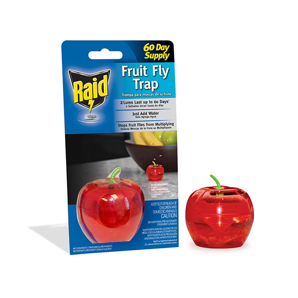 Pic Corp Pest Repellent, Raid ®, Use to Repel Fruit Fly, Lure Trap, Stops Fruit Flies from Multiplying – 2PK- FFTA-RAID