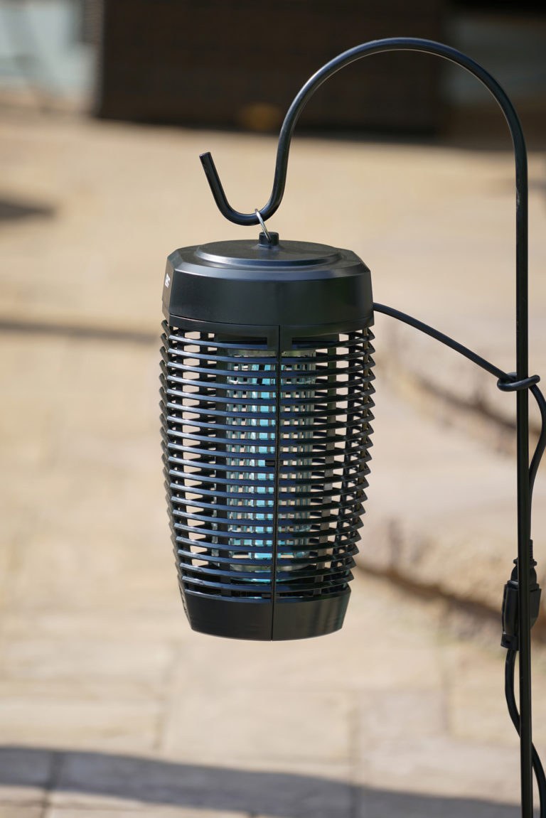 Pic Corp Bug Zapper, Use to Kill Flying Insect, Blue UV Light Zapper, 40 Watts, Black, Place/ Hang Outdoor – 40WZAPPER