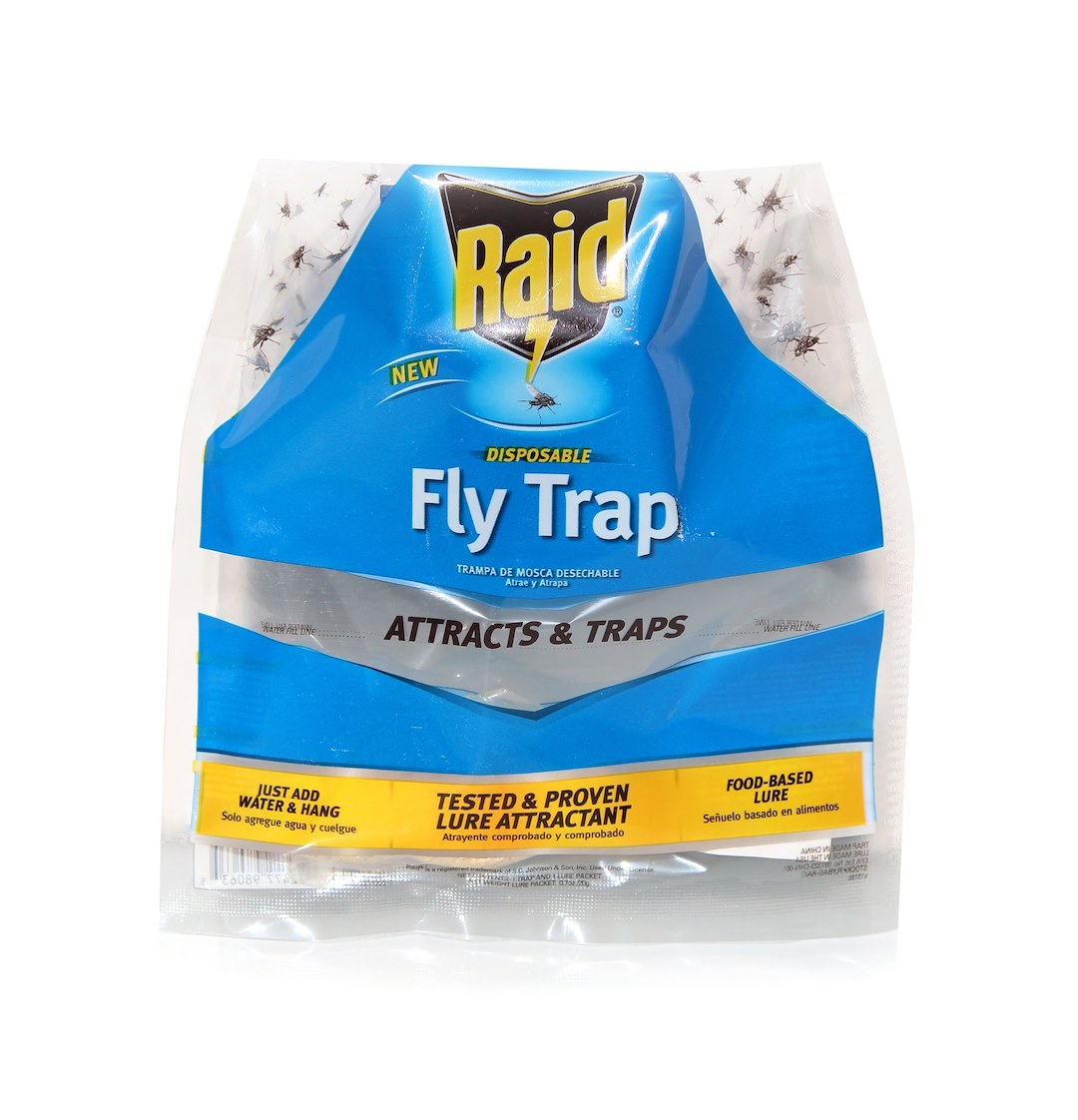 Pic Corp Pest Repellent, Raid ®, Use to Repel Fly, Insect Trap, Disposable Fly Bag, 9 Inch Length, Food Based Lure – FLYBAGRAID
