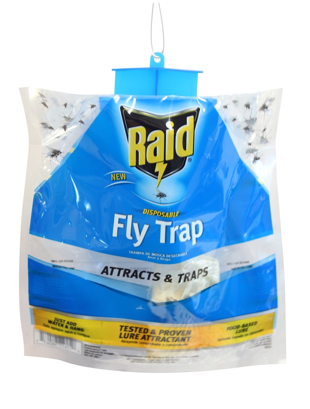 Pic Corp Pest Repellent, Raid ®, Use to Repel Fly, Insect Trap, Disposable Fly Bag, 9 Inch Length, Food Based Lure – FLYBAGRAID