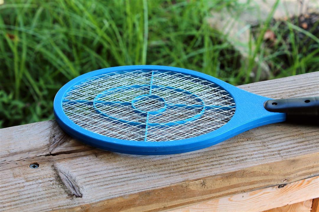 Pic Corp Bug Zapper, Use to Kill Mosquito and Flying Bug, Electric Swatter, Blue and Black Handle, Indoors/ Outdoor Use – ZAPRAK