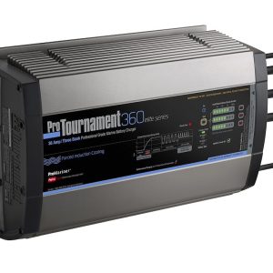 Pro Mariner Battery Charger, Protournament Elite 360 Triple, For 12 Volt Batteries, 3 Bank Charger, 120 Volt Power Supply – 52036