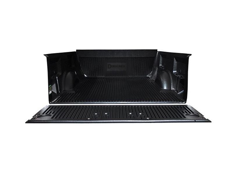 Penda Bed Liner, Duraliner, Drop-IN, Under Rail, Black, High Density Polyethylene, With Tailgate Liner, With Tie-Down Plugs – 61022SRX