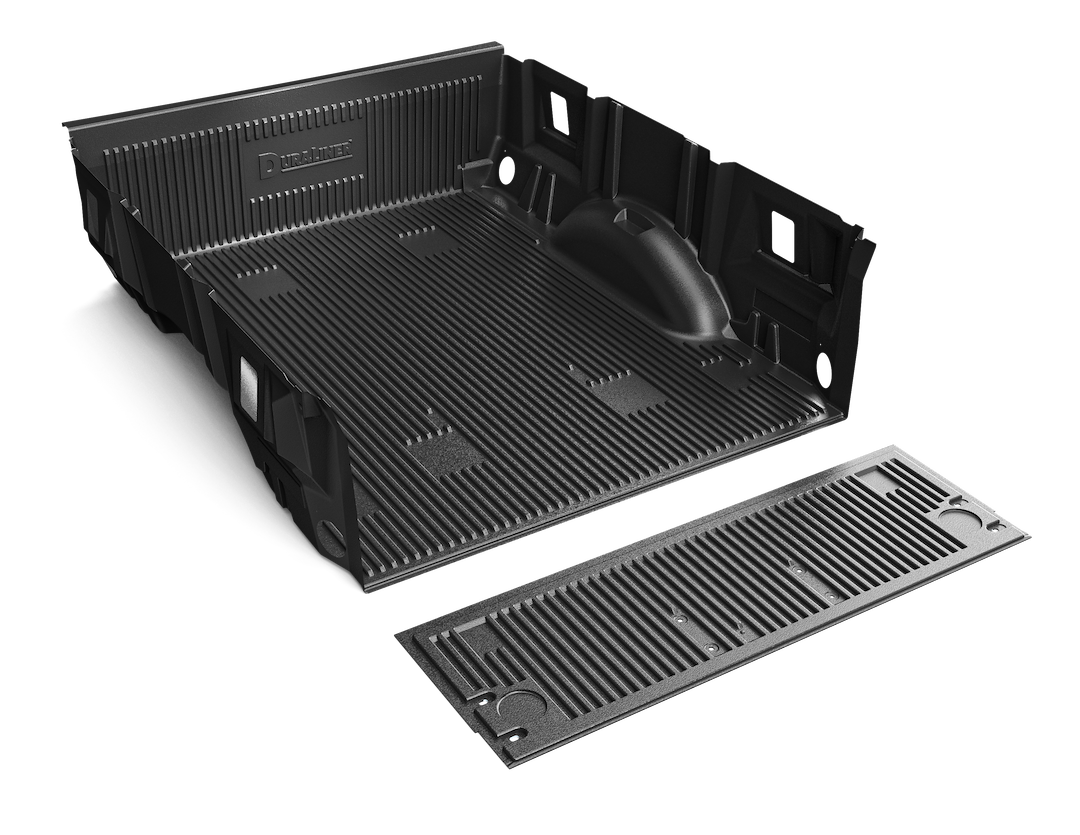Penda Bed Liner, Duraliner, Drop-IN, Under Rail, Black, High Density Polyethylene, With Tailgate Liner – 63029SRX