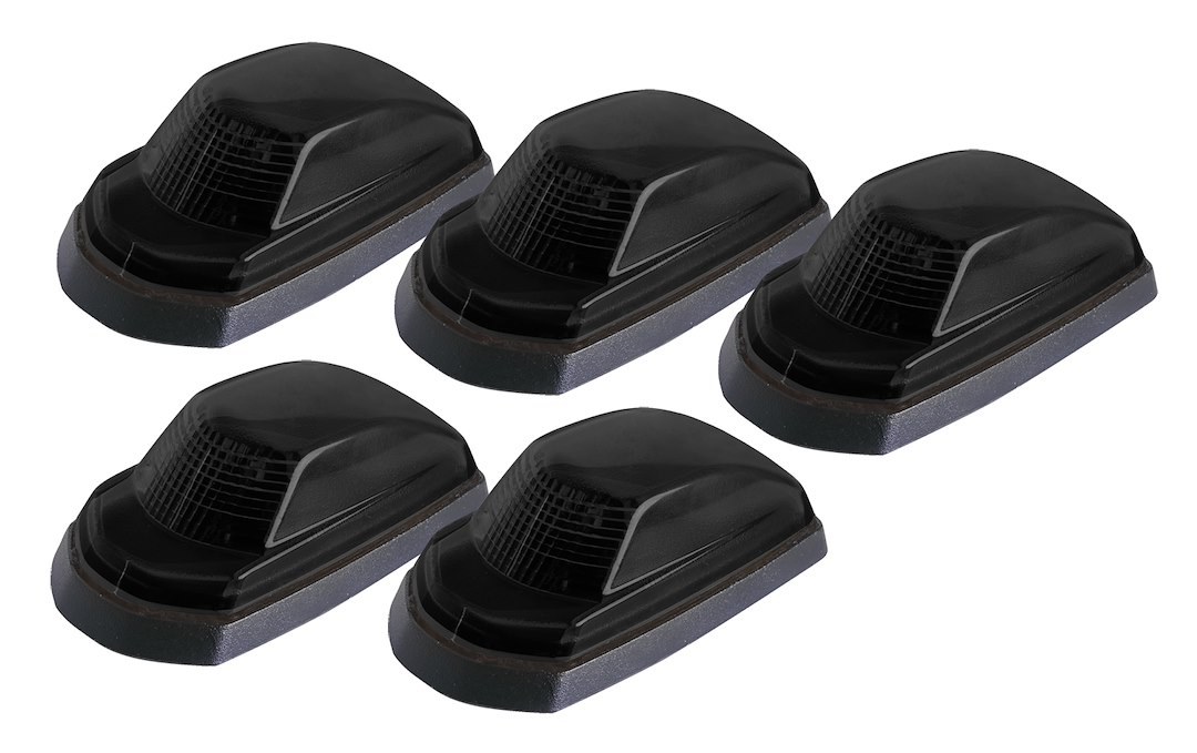 Pacer Perf Roof Marker Light, Hi-Five®, Direct-Fit, Smoke Lens, LED Bulb, Amber Bulb, 5 Light Set – 20-237S