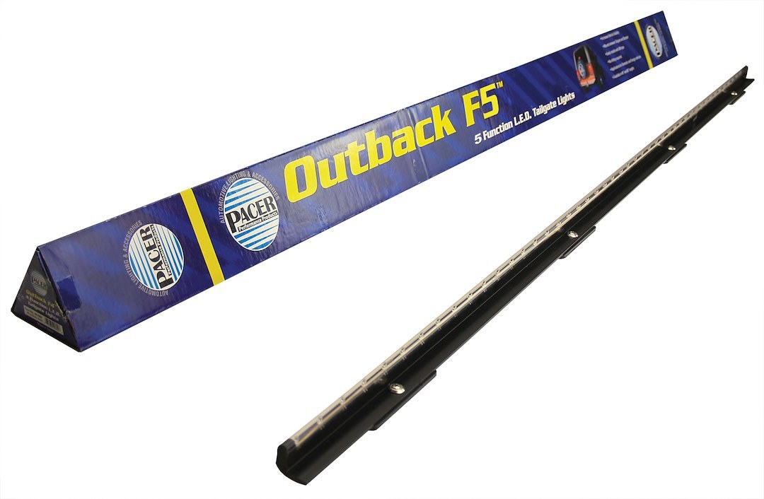 Pacer Perf Tailgate Light – LED, Outback F5 ™, 60 Inch Rigid Light Bar, Smoke Lens, Red Brake/ Red Running/ Amber Turn Signal/ White Reverse – 20-803