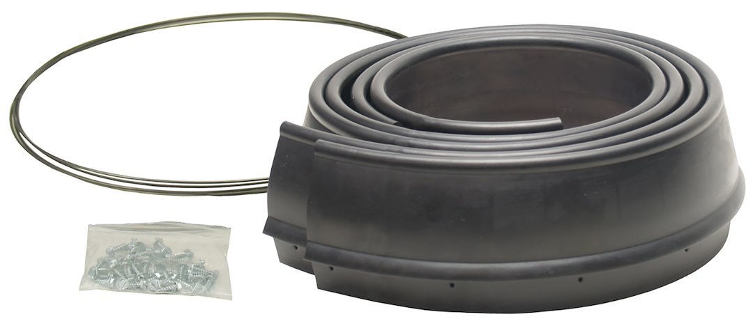 Pacer Perf Fender Flare, Flexy Flares ®, Bolt-On Style, 2-1/2 Inch Tire Coverage, Black, Heavy Duty Epdm Rubber, Universal, 58 Inch Length – 52-188