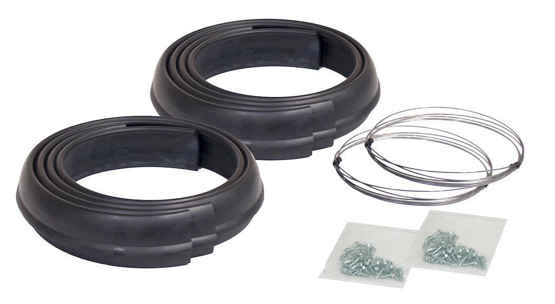 Pacer Perf Fender Flare, Flexy Flares ®, Bolt-On Style, 1-3/4 Inch Tire Coverage, Black, Heavy Duty Epdm Rubber, Universal, 58 Inch Length – 52-192