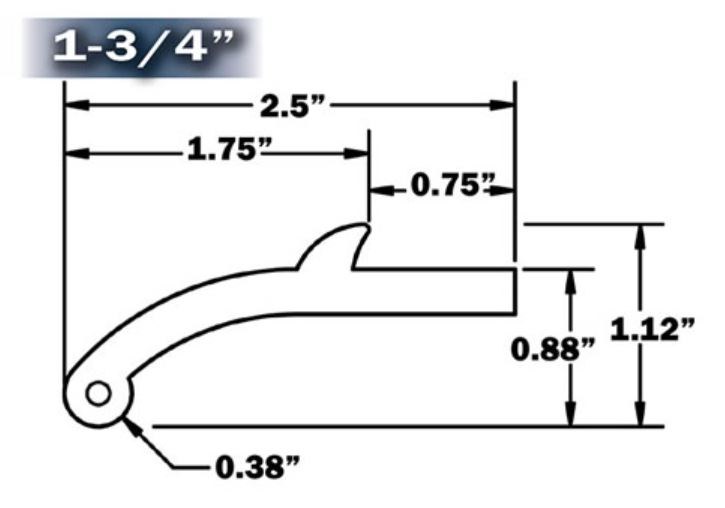 Pacer Perf Fender Flare, Flexy Flares ®, Bolt-On Style, 1-3/4 Inch Tire Coverage, Black, Heavy Duty Epdm Rubber, Universal, 58 Inch Length – 52-192