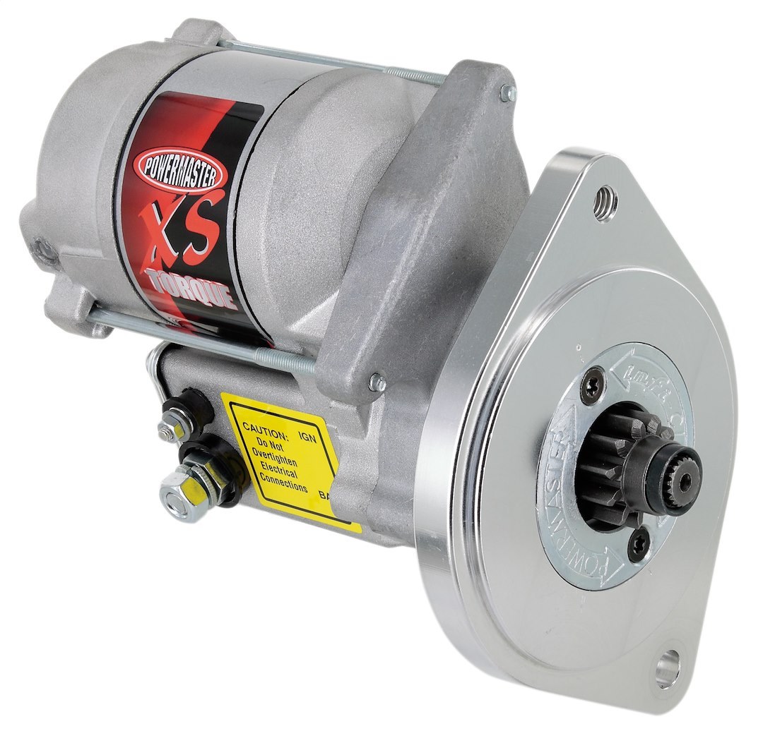 Powermaster Starter, Xs Torque, High-Torque Starter, 4.4:1 Gear Reduction Ratio, Natural Finish – 9505