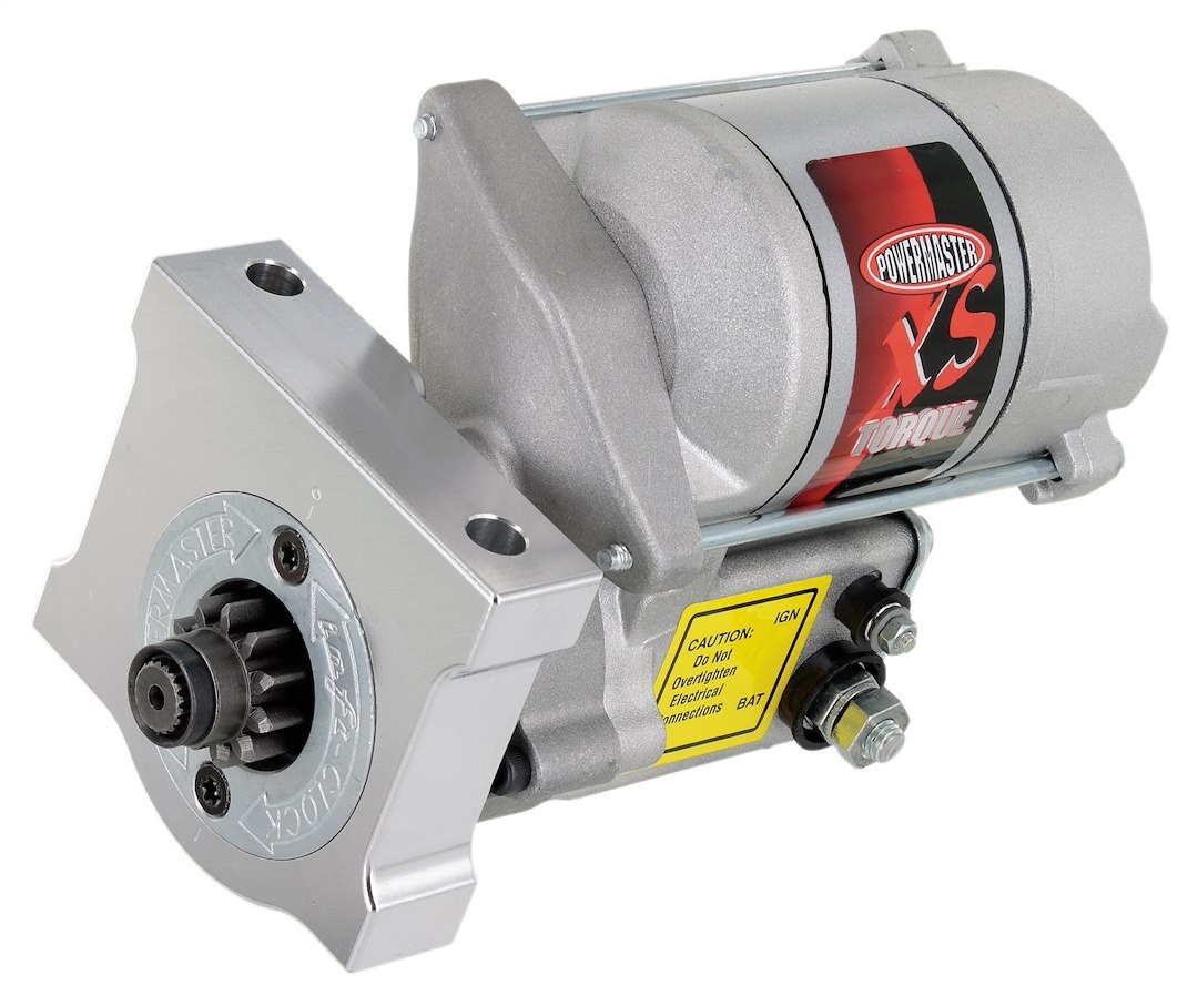 Powermaster Starter, Xs Torque, High-Torque Starter, 4.4:1 Gear Reduction Ratio, 168 Tooth Count, Natural Finish – 9509