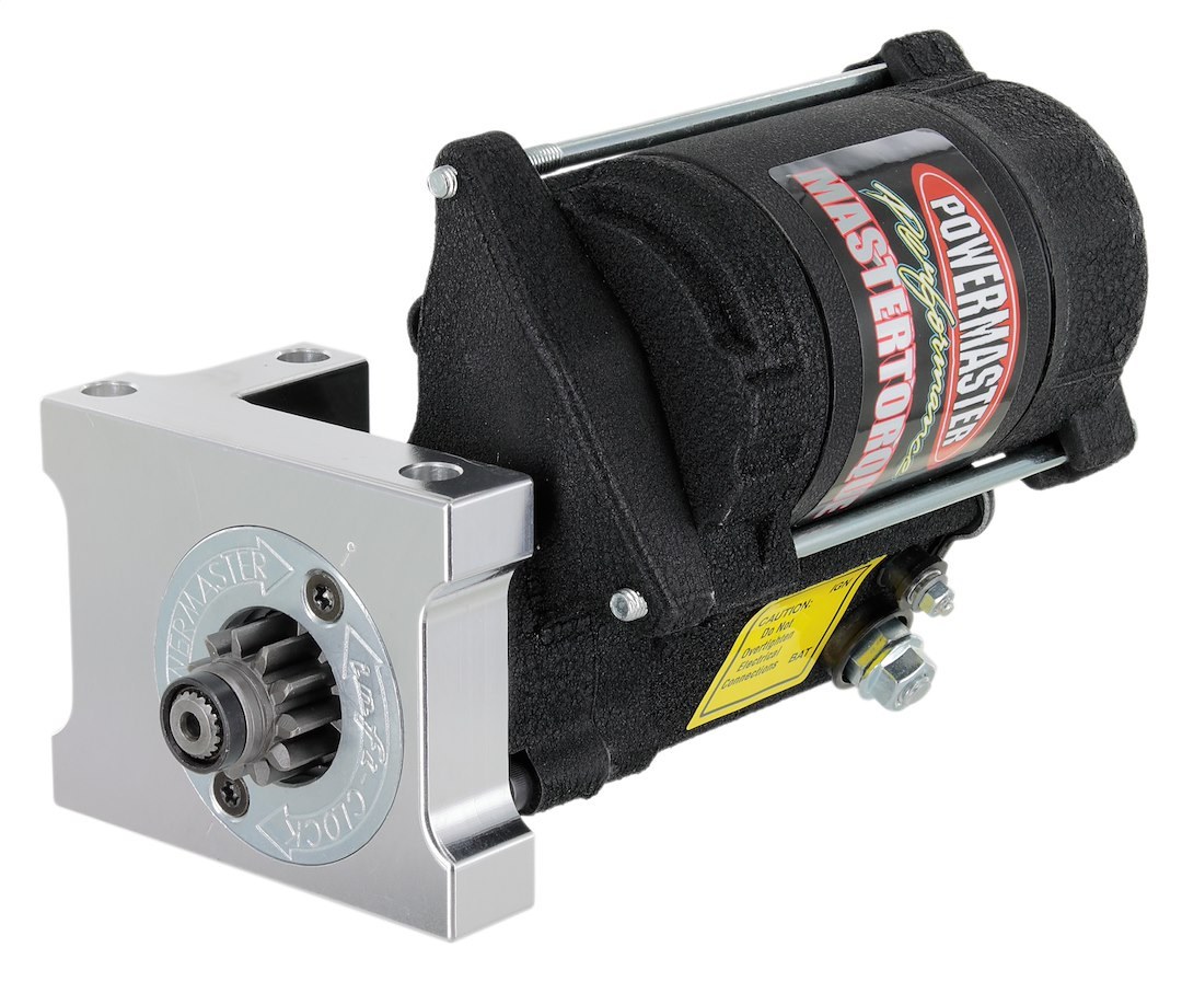 Powermaster Starter, Master Torque, Five Position Indexing Starter, 3.25:1 Gear Reduction Ratio, 14:1 Compression Ratio, 168 Tooth Count – 9612