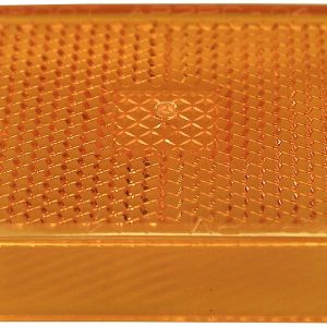 Peterson Mfg Turn Signal-Parking-Side Marker Light Lens, Replacement for 112A/ New Style 114A/R/ 115A/R/ 440 and 440L/ 441 and 441L, Amber – 114-15A