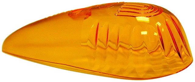 Peterson Mfg Turn Signal-Parking-Side Marker Light Lens, Replacement Lens Fits Peterson Light Series 118A/ Ka, Amber – 118-15A