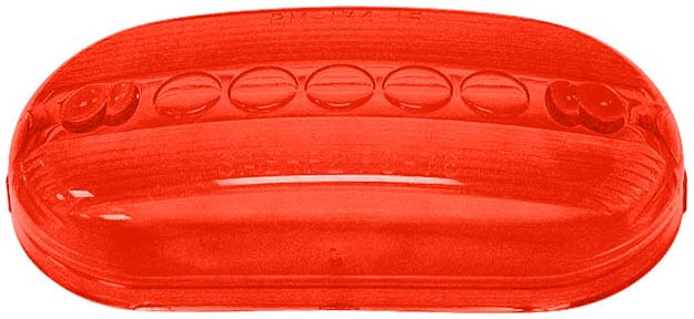 Peterson Mfg Turn Signal-Parking-Side Marker Light Lens, Replacement Lens Fits Peterson Light Series 135A/ R, Red – 134-15R