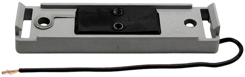 Peterson Mfg Side Marker Light Mounting Base, Use with 161 Series LED Light, Rectangular, 4.12 Inch Length X 1.12 Inch Width, Gray – 154-09K