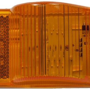 Peterson Mfg Trailer Light, Turn Light, LED, Oval, Amber, 6-1/2 Inch Length X 2.66 Inch Width X 2.31 Inch Height, With Integral Reflex – 351A