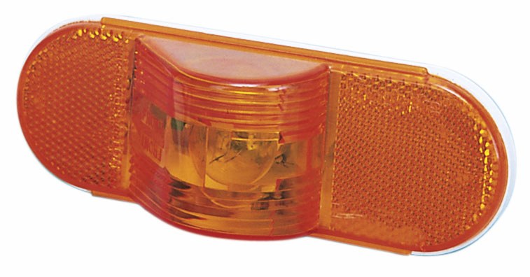 Peterson Mfg Trailer Light, Turn Light, Incandescent, Amber Lens, 6-1/2 Inch Length X 2-13/16 Inch Height X 2-1/4 Inch Width, Non-Submersible – 352A