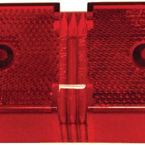 Peterson Mfg Turn Signal-Parking-Side Marker Light Lens, Replacement Lens Fits 444/ 444L/ 452/ 452L Series Lights, Red – 56-15R