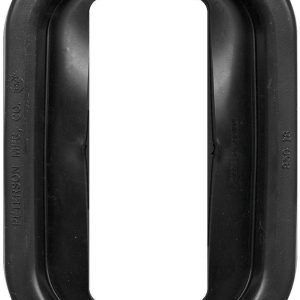 Peterson Mfg Trailer Light Grommet, Rectangular, 6.29 Inch Length X 4.42 Inch Height X 0.57 Inch Width, Fits 850 Series Lights, Black, Rubber – 850-18