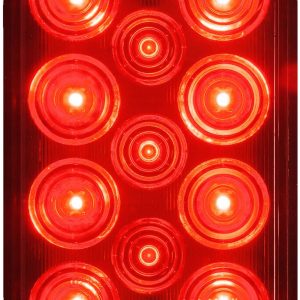 Peterson Mfg Trailer Light, Stop/ Turn/ Tail Light, 11 LED, Rectangular, 5.30 Inch Length X 3.44 Inch Width X 1.34 Inch Height, Red – 850R-1