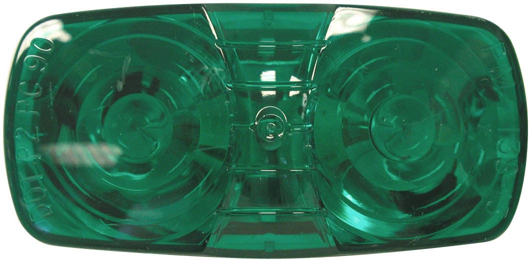Peterson Mfg Turn Signal-Parking-Side Marker Light Lens, Green, For Peterson 138A/B/C/G/R and 139A/R Series Lights, Acrylic – B138-15G