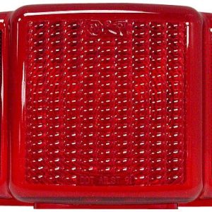 Peterson Mfg Trailer Light Lens, Replacement Lens Fits Peterson Light Series 457/457L, Rectangular, Red – B457-15