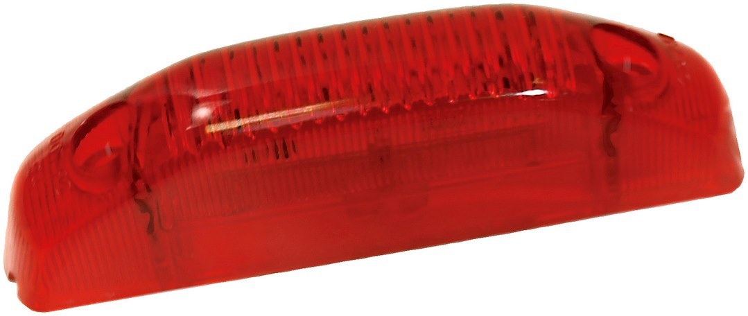 Peterson Mfg Clearance Light, LED, Rectangular, 4.54 Inch Length X 0.9 Inch Width X 1.27 Inch Height, Red Lens, Surface Mount, 9 to 32 Volt – M60R-MV