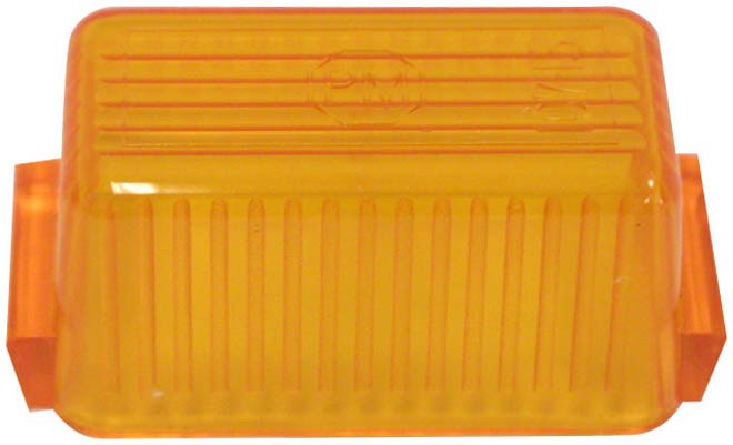 Peterson Mfg Turn Signal-Parking-Side Marker Light Lens, Replacement Lens Fits Peterson Light Series 107-3A, Amber – V107-15A