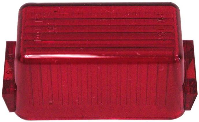 Peterson Mfg Turn Signal-Parking-Side Marker Light Lens, Replacement Lens Fits Peterson Light Series 107-3R, Red – V107-15R