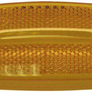 Peterson Mfg Turn Signal-Parking-Side Marker Light Lens, Replacement Lens Fits Peterson Light Series 562-1/ 566-1, Amber Lens – V2549-15A