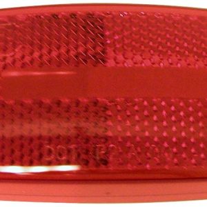 Peterson Mfg Turn Signal-Parking-Side Marker Light Lens, Replacement Lens Fits Peterson Light Series 562-1/ 566-1, Red Lens – V2549-15R