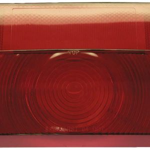 Peterson Mfg Trailer Light Lens, Replacement Lens for Peterson Trailer Light Part Number 25922, Rectangular, Red, Single – V25911-25