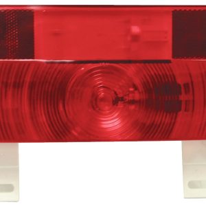 Peterson Mfg Trailer Light, Stop/ Turn/ Tail Light, Incandescent Bulb, Rectangular, Red, 8-9/16 Inch Length X 4-5/8 Inch Width – V25913