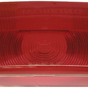 Peterson Mfg Trailer Light Lens, Replacement Lens for Peterson Trailer Light Part Number 25923, Rectangular, Red/ Clear, Snap-On – V25923-25