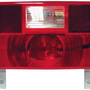 Peterson Mfg Trailer Light, Stop/ Turn/ Tail Light, Incandescent Bulb, Rectangular, Red, 8-9/16 Inch Length X 4-5/8 Inch Width – V25924